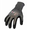 212 Performance Nitrile Foam-Dipped Touchscreen Compatable Seamless Work Glove in Black and Gray, 2X-Large, 12PK SC5A-06-012